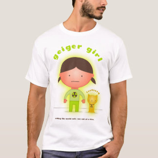 T-shirt de super héros de fille et de Toxikitty de