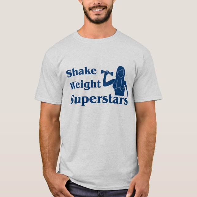 T-shirt de superstars de poids de secousse (Devant)