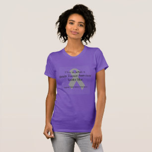 T-shirt de survivant de tumeur cérébrale