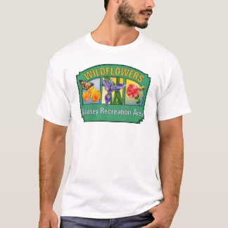 T-shirt de Swasey de fleurs sauvages