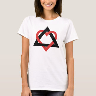 T-shirt de symbole d'adoption
