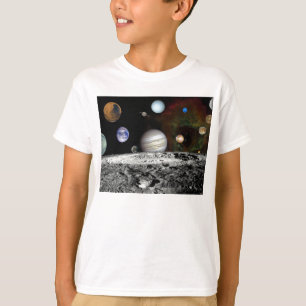 T-shirt de système solaire