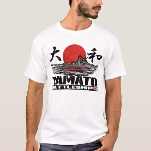 T-shirt de T-shirt de Yamato de cuirassé