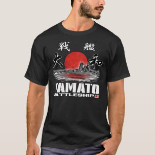 T-shirt de T-shirt de Yamato de cuirassé
