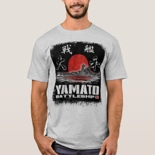 T-shirt de T-shirt de Yamato de cuirassé