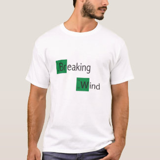 T-shirt de table périodique de vent de rupture