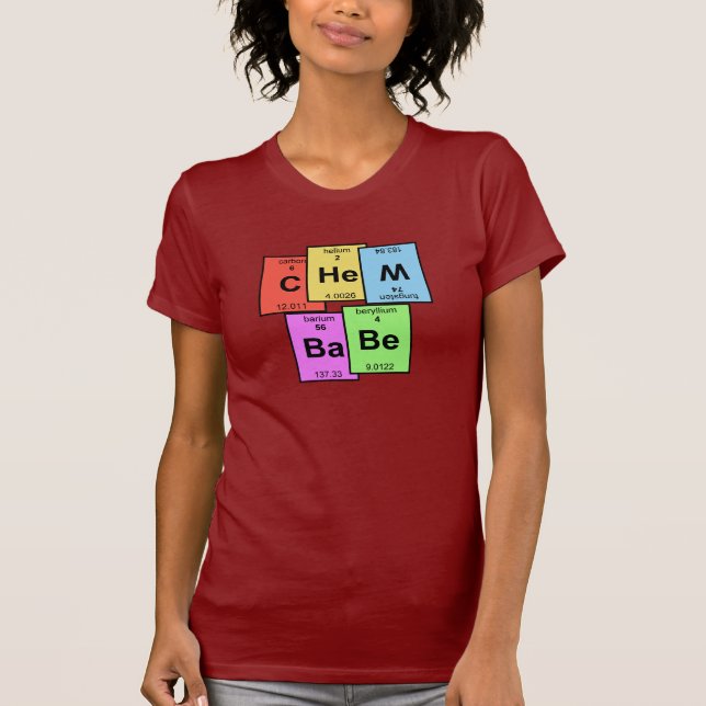 T-shirt de Tableau périodique de bébé de Chem (Devant)