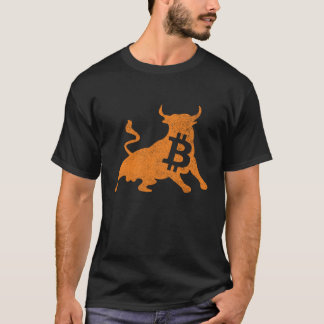 T-shirt de taureau de bitcoin