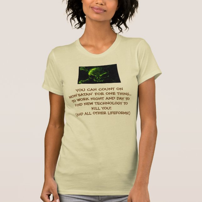 T-SHIRT DE TECHNOLOGIE DE MONSANTO (Devant)