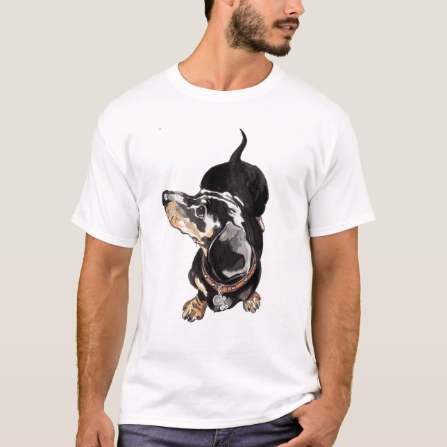 T-shirt de teckel (Devant)