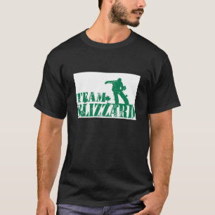 T-shirt de tempête de neige d'équipe