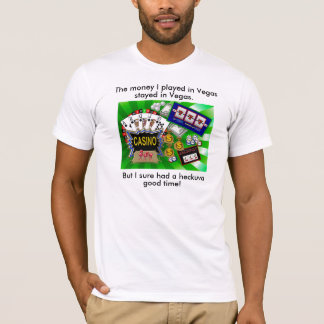 T-shirt de temps de Vegas Heckuva