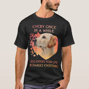 T-shirt De Temps En Temps, Un Récupérateur Du Labrador Ent