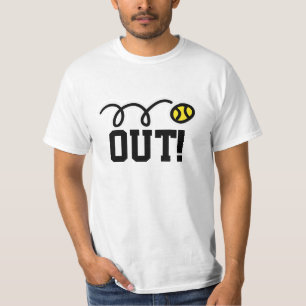 T-shirt de tennis amusant pour les enfants hommes 
