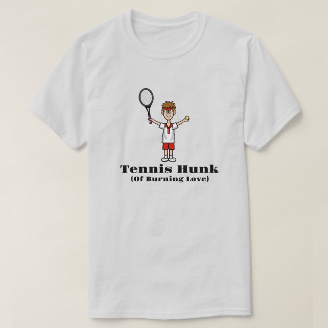 T-Shirt de tennis Hunk de Sandy Hair Homme (Design devant)