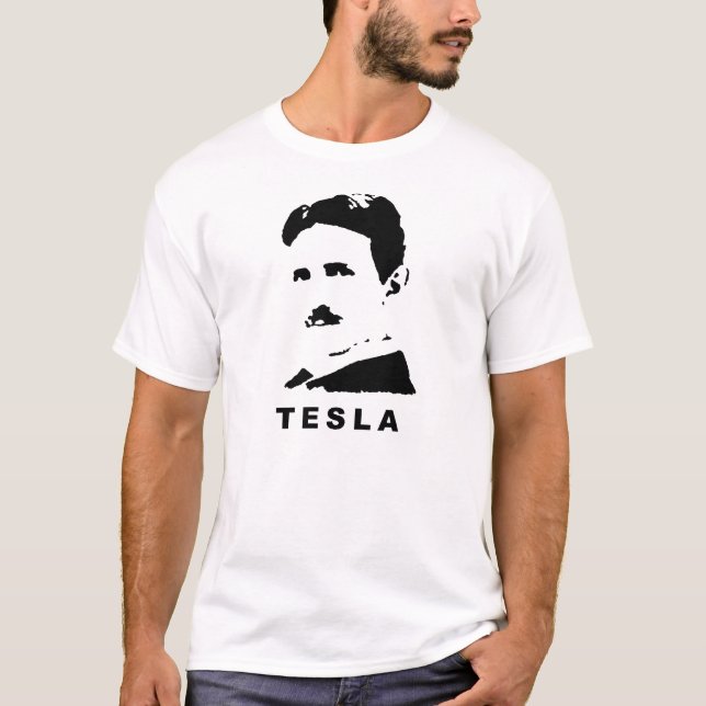 T-shirt de Tesla (Devant)