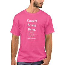 T-Shirt de texte léger CoBC - Connectez-vous à l'é