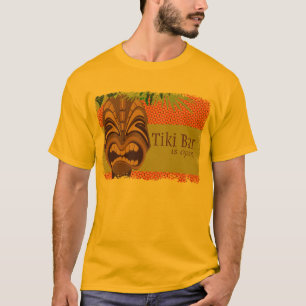 T-shirt de Tiki Luau d'île