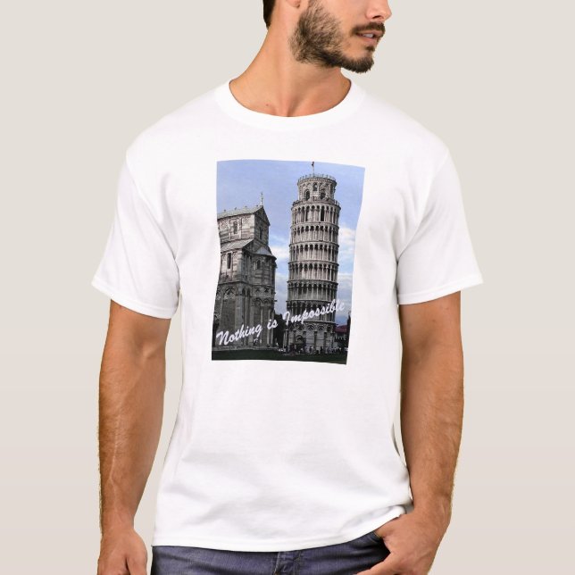T-shirt de tour de PISE (Devant)