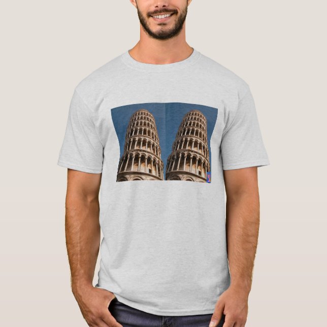T-shirt de tour penchée (Devant)
