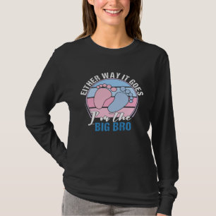 T-shirt De toute façon, je suis le grand frère baby Rev