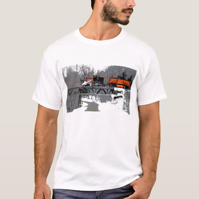 T-shirt de train de neige (Devant)