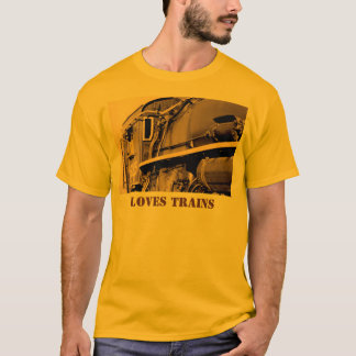 T-shirt de trains d'amours