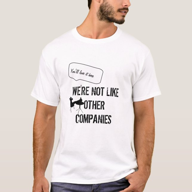 T-shirt de travail sarcastique (Devant)