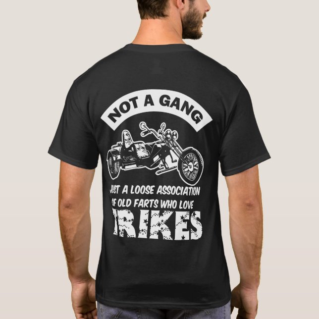 T-shirt de tricycle - pas une bande a imprimé (Dos)