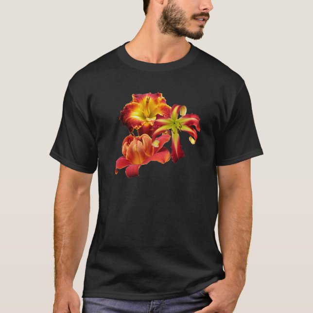 T-shirt de trio de Daylily (Devant)