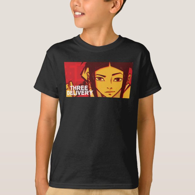T-shirt de trois Delivery™ Sue (Devant)