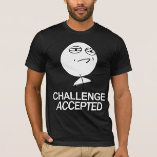 T-shirt de type admis par défi