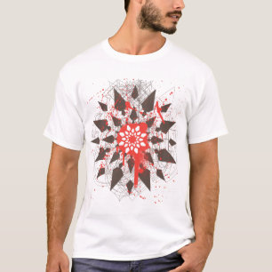 T-shirt de typo de fleur