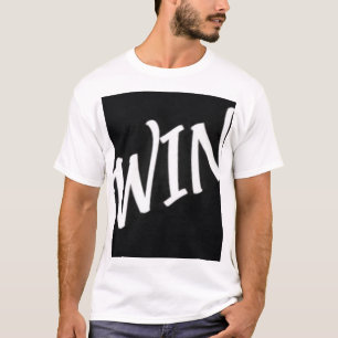 T-Shirt de typographie motivante WIN