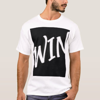 T-Shirt de typographie motivante WIN 