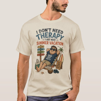 T-shirt de vacances d'été pour papa en congé