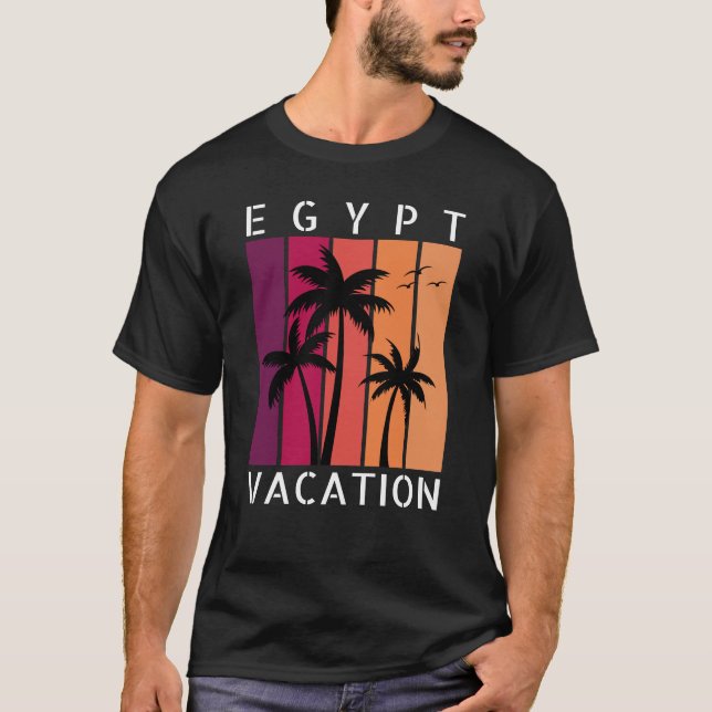 T-shirt de vacances en Égypte (Devant)