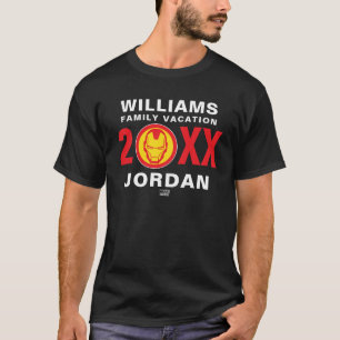T-Shirt de vacances en famille Iron Man