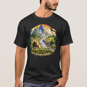T-shirt de vacances "L'aventure est juste" États-U