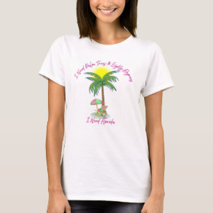 T-shirt de vacances pour femmes sur la plage de Fl