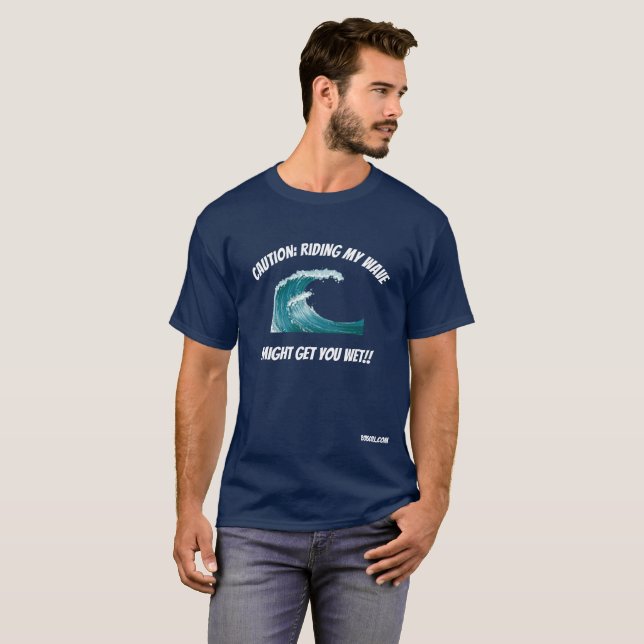 T-shirt de vagues (Devant entier)