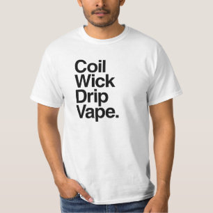 T-shirt de Vape d'égouttement de mèche de bobine