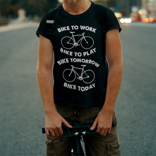 T-shirt De vélo recyclage frais pour toujours -