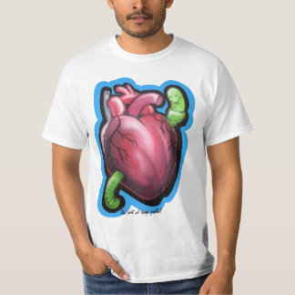 T-shirt de ver de coeur