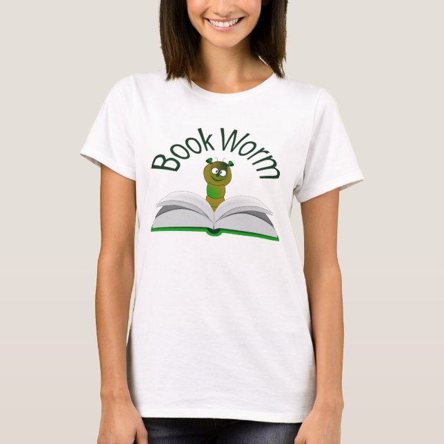 T-shirt de ver de livre (Devant)