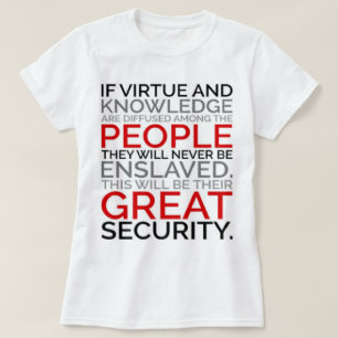 T-shirt de vertu et de connaissance