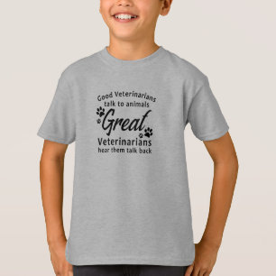 T-shirt de vétérinaire de garçons