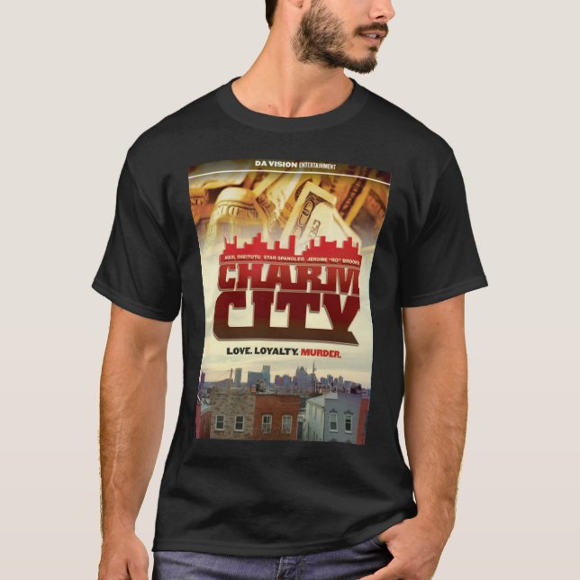 T-shirt de ville de charme (Devant)