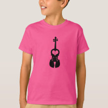 T-shirt de violon de roses indien