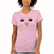 T-shirt de visage de chien